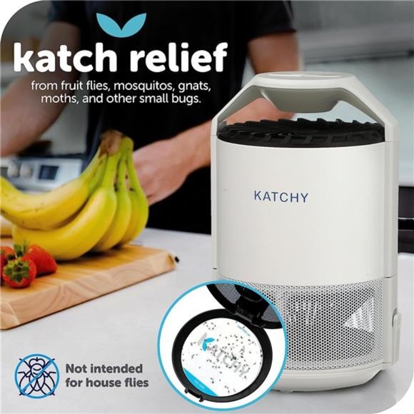 Indoor Insect Trap - Catcher & Killer for Mosquitos, Gnats, Moths, Fruit Flies - Picture 2 of 5